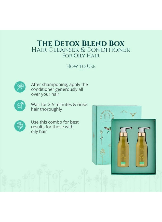 Detox Blend Gift Box, 200 Ml (Pack Of 2), For Replenishing Oily Hair