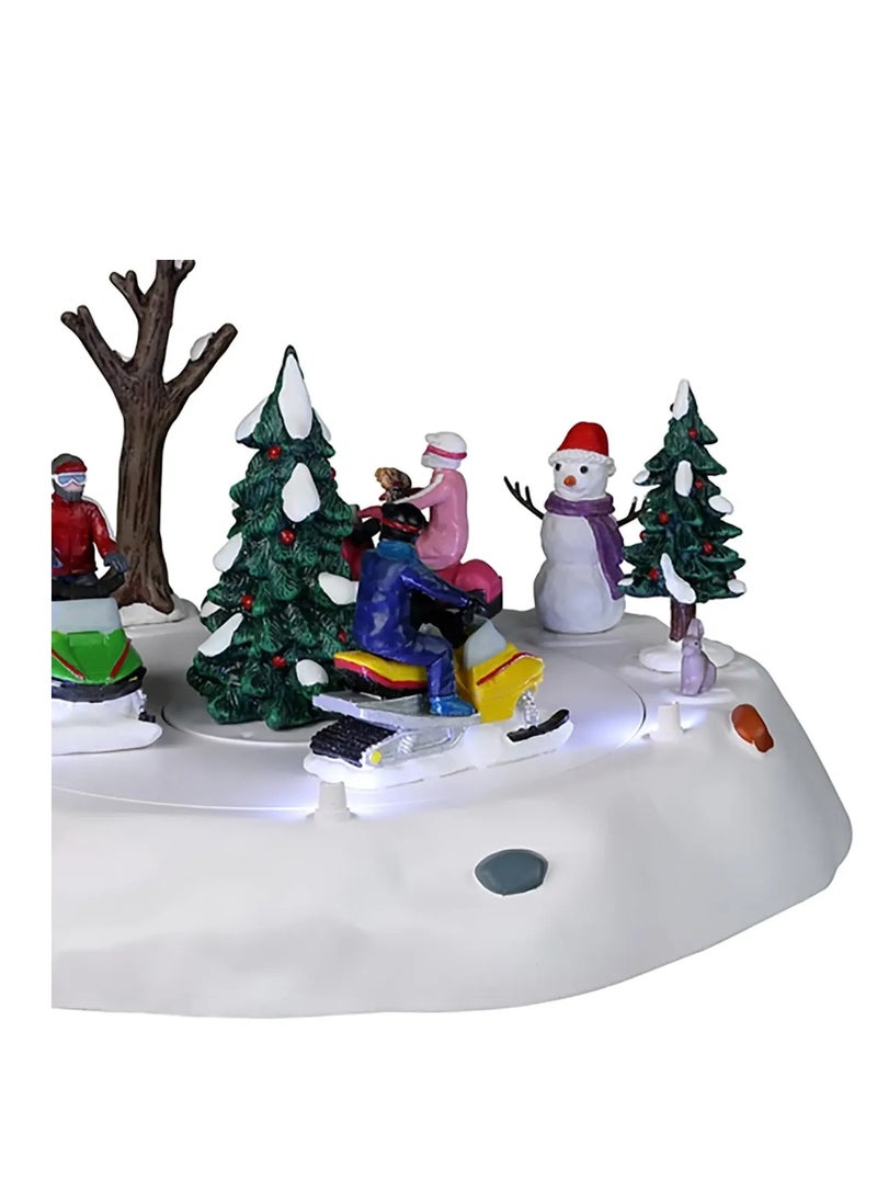 Lemax Snowmobile Fun Festive Décor (13.3 x 24.5 x 23.3 cm)