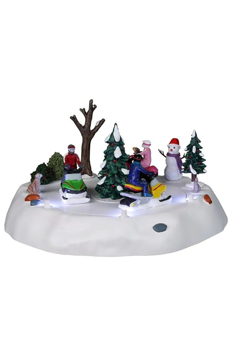 Lemax Snowmobile Fun Festive Décor (13.3 x 24.5 x 23.3 cm)