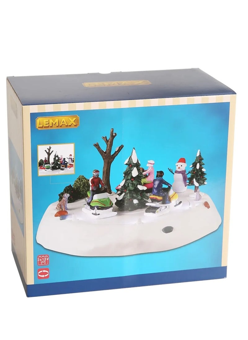 Lemax Snowmobile Fun Festive Décor (13.3 x 24.5 x 23.3 cm)