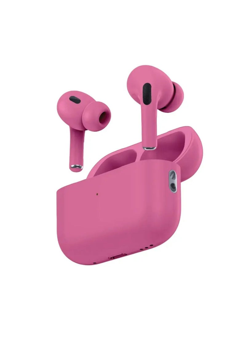 Blue Deep Bass Wireless Earbuds Pro 2 with Swipe Volume Pink