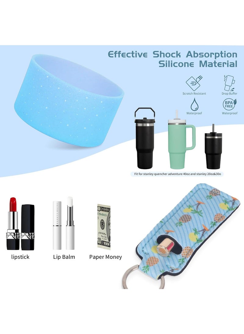 6PCS Use for Stanley Cup Tumbler Accessories 40oz 30oz,Compatible with Stanley Cup Tumbler Water Bottle Handle Sling Strap for Carrying