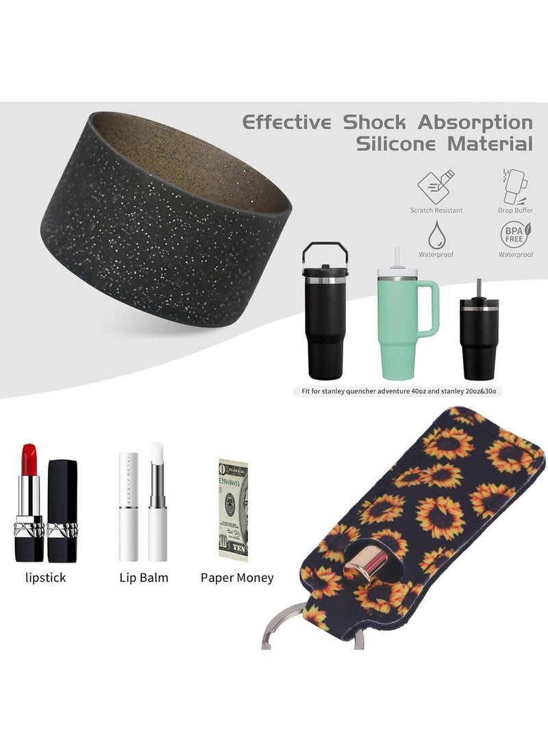 6PCS Use for Stanley Cup Tumbler Accessories 40oz 30oz,Compatible with Stanley Cup Tumbler Water Bottle Handle Sling Strap for Carrying