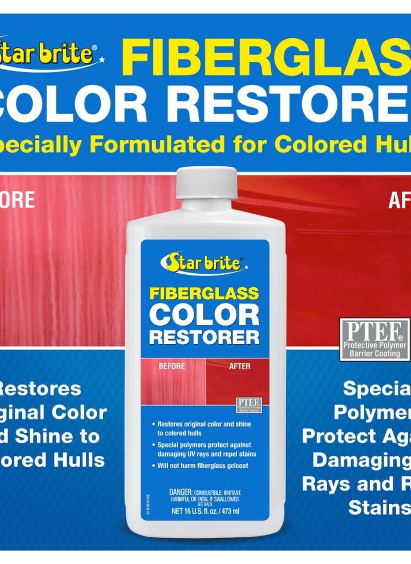 STAR BRITE Fiberglass Color Restorer With PTEF - 16 OZ (081816PW)