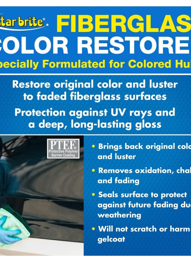 STAR BRITE Fiberglass Color Restorer With PTEF - 16 OZ (081816PW)