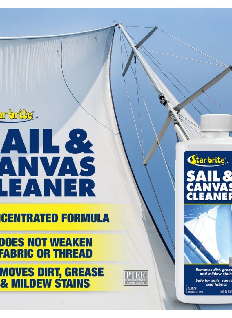 STAR BRITE Sail & Canvas Cleaner Concentrated Formula - 16 OZ (082016)