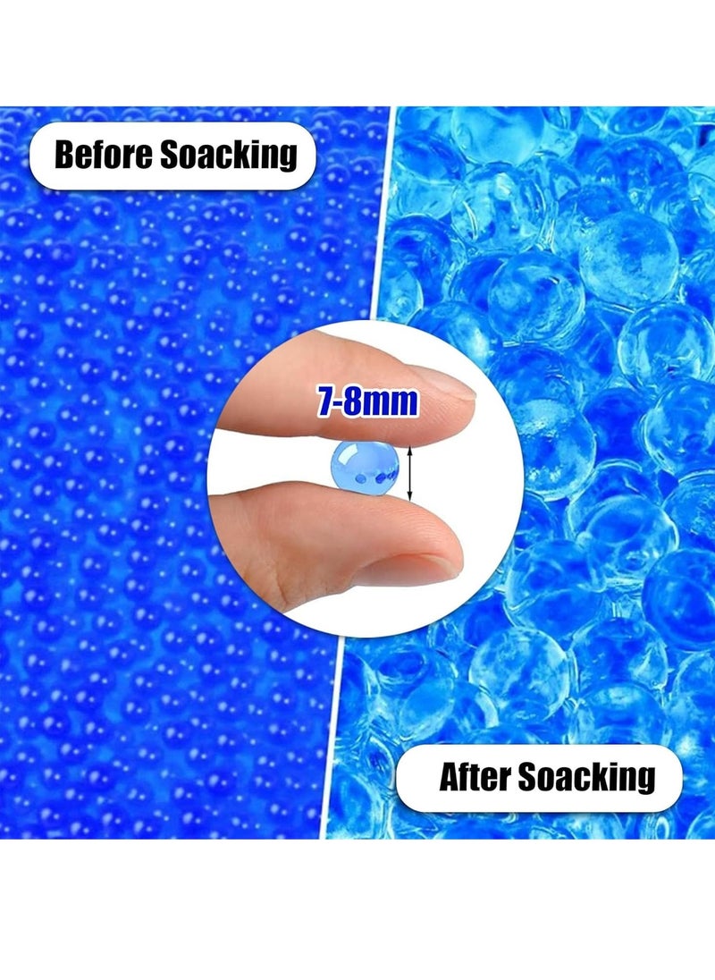 Gel Balls Blaster Ammo 7-8mm(6 Pack,180000 Pcs), Gel Water Blaster Refill Ammo for Splat Gun, Gel Bullets for Splat Ball Blaster, Made of Non-Toxic Eco Friendly Material