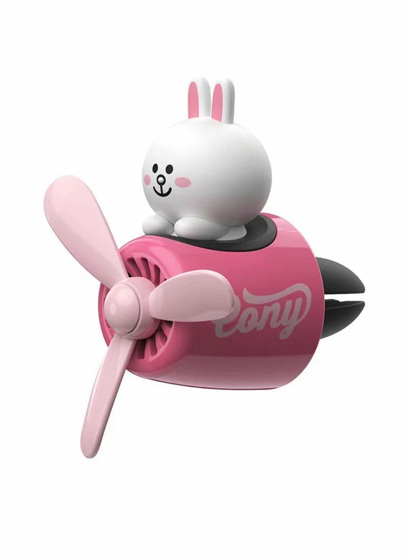 Car Vent Fragrance, Cartoon Pilot Car Air Outlet Fragrance Diffuser with 2 Fragrances