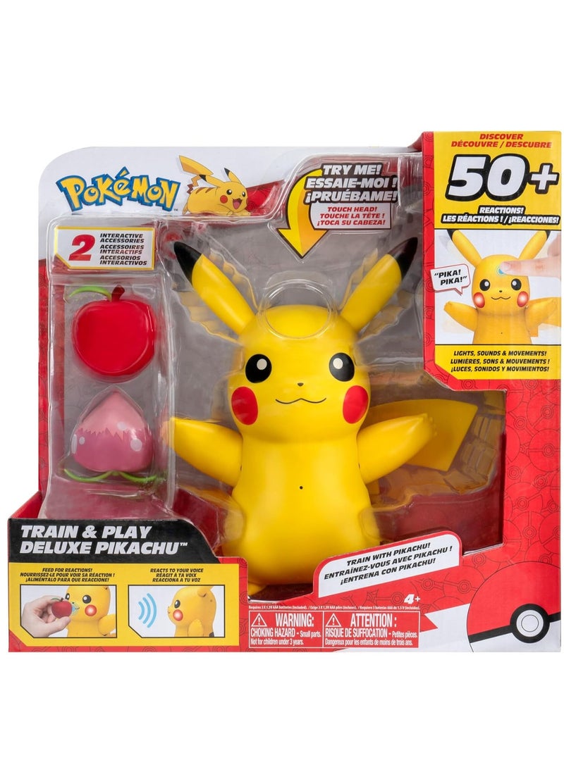 Pokemon Train and Play Deluxe - Pikachu