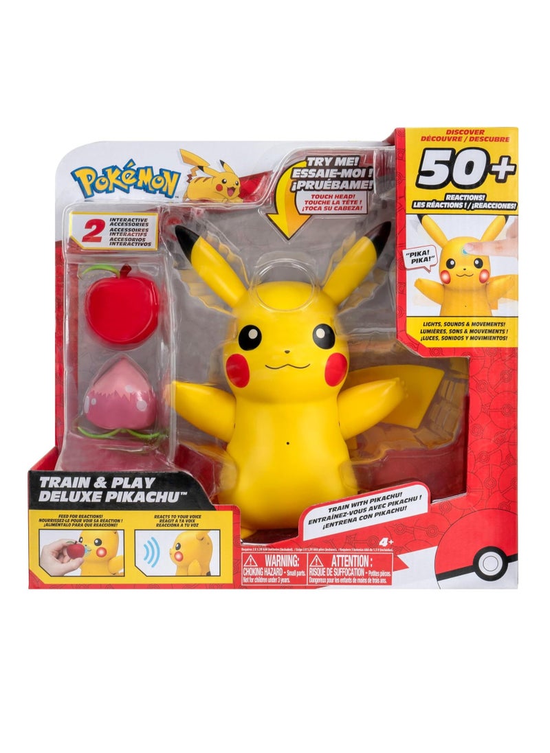 Pokemon Train and Play Deluxe - Pikachu