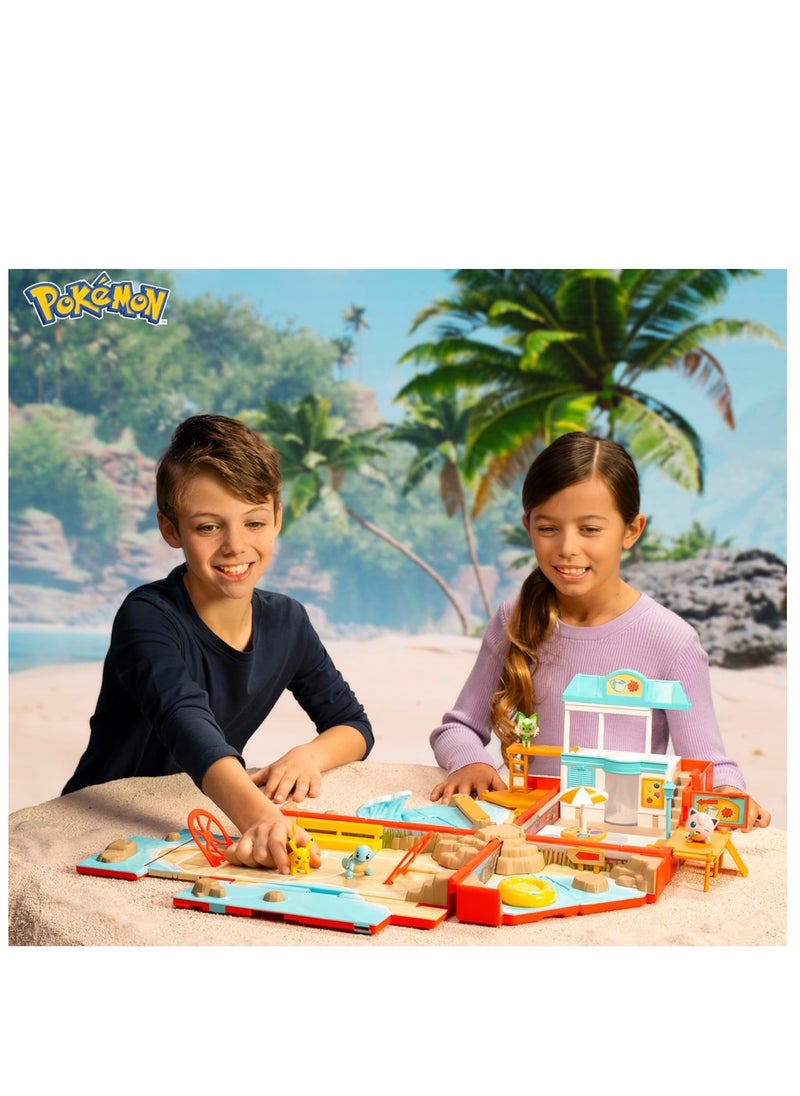 Pokemon Carry Case Beach Battle Playset