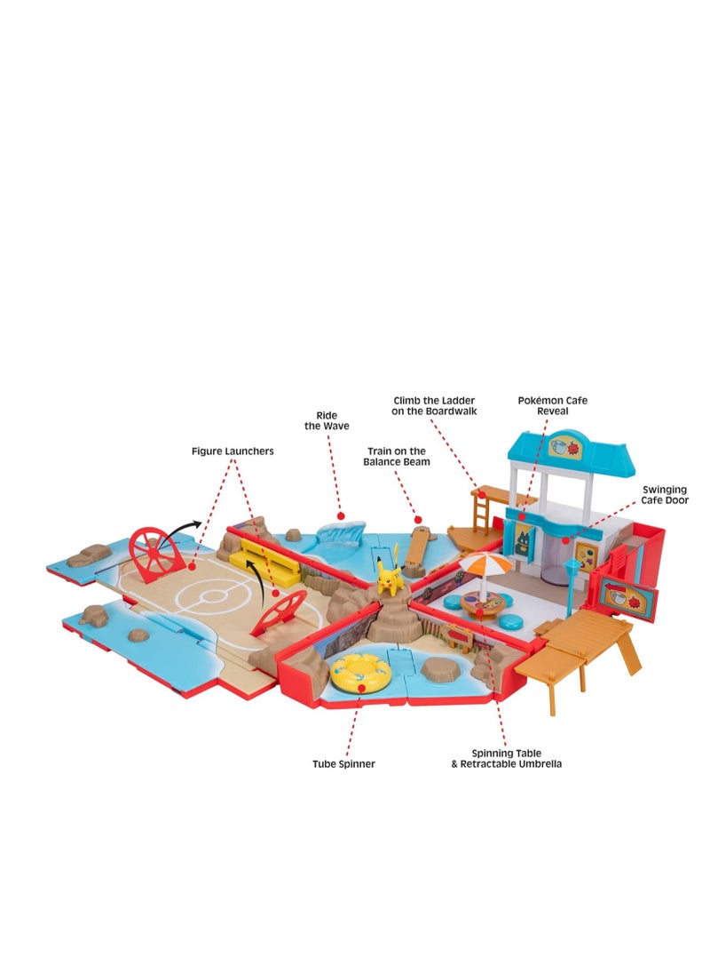 Pokemon Carry Case Beach Battle Playset