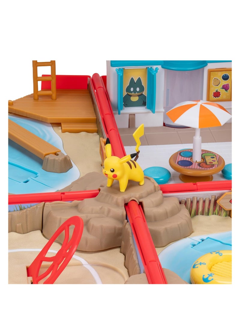 Pokemon Carry Case Beach Battle Playset