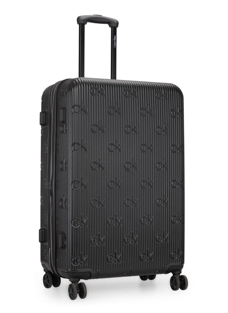 Insignia 2.0 Hardside Spinner Luggage On Wheels, Ultra Lightweight ABS, 4 Double Wheels Color Black