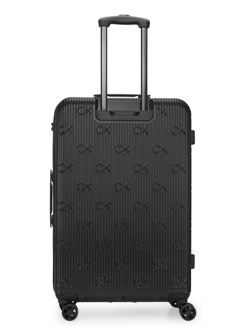 Insignia 2.0 Hardside Spinner Luggage On Wheels, Ultra Lightweight ABS, 4 Double Wheels Color Black