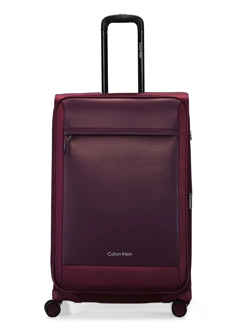 Escape softside spinner luggage on wheels, ultra lightweight ABS, 4 double wheels Color Mauve