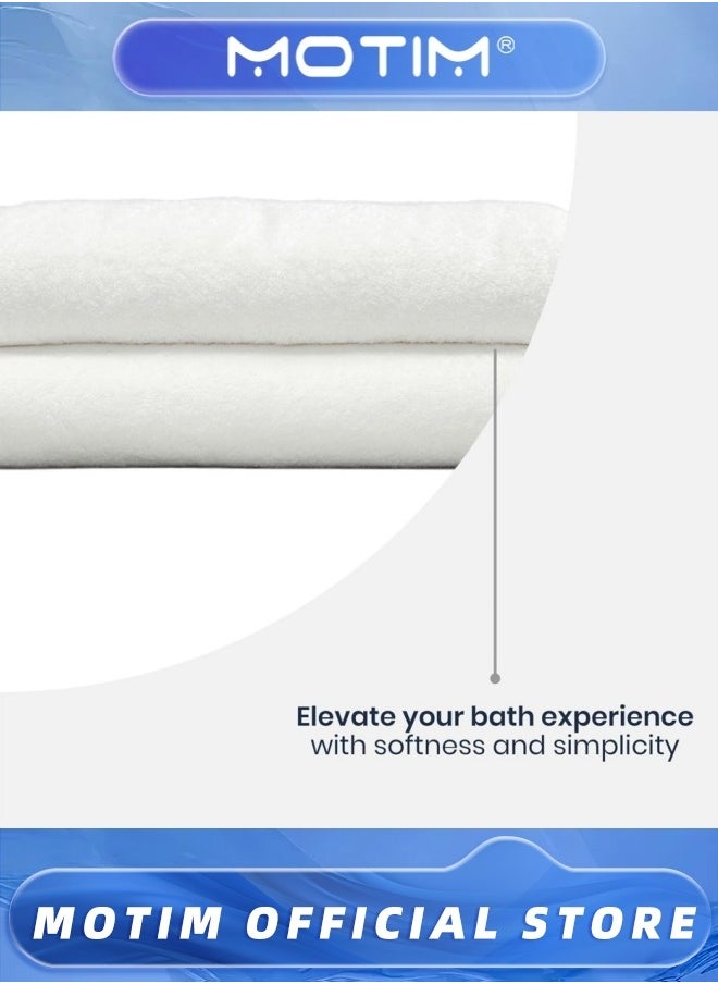 Luxury 3-Piece Bath Towel Set 100% Cotton Extra Plush Absorbent Towels