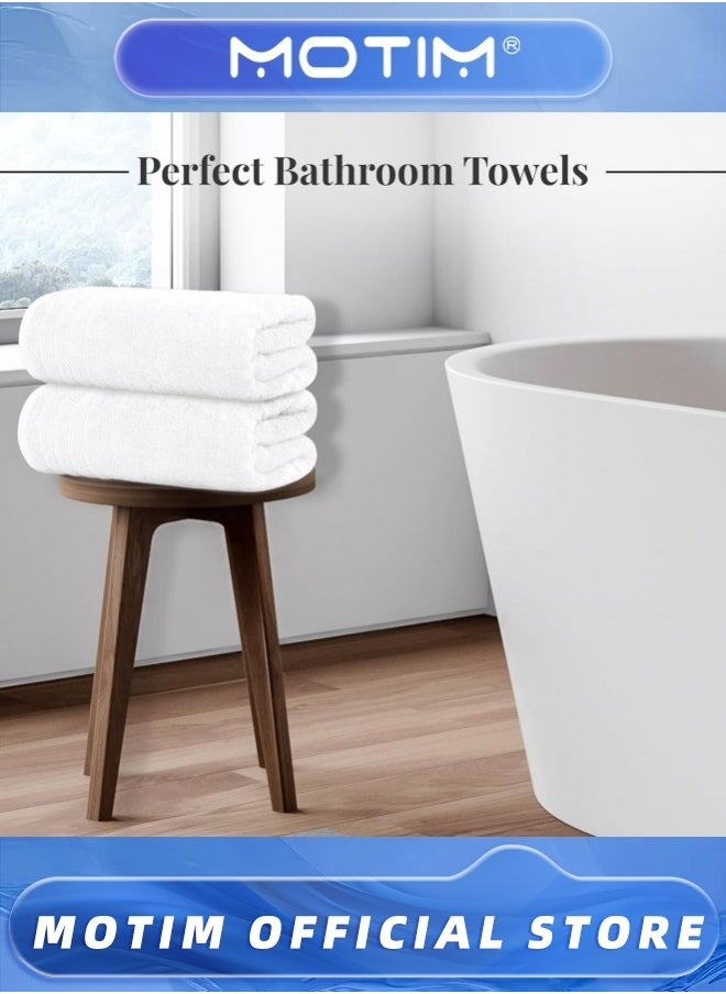 Luxury 3-Piece Bath Towel Set 100% Cotton Extra Plush Absorbent Towels