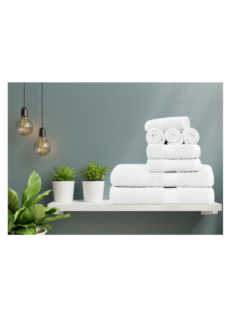 Cleanup Towels Set of 08. Durable Quality With Excellent Color Options Specially Designed To Match Your Washroom As You Desire. Well Absorbant Durable Lasts Long. 600 + GSM Guranteed.