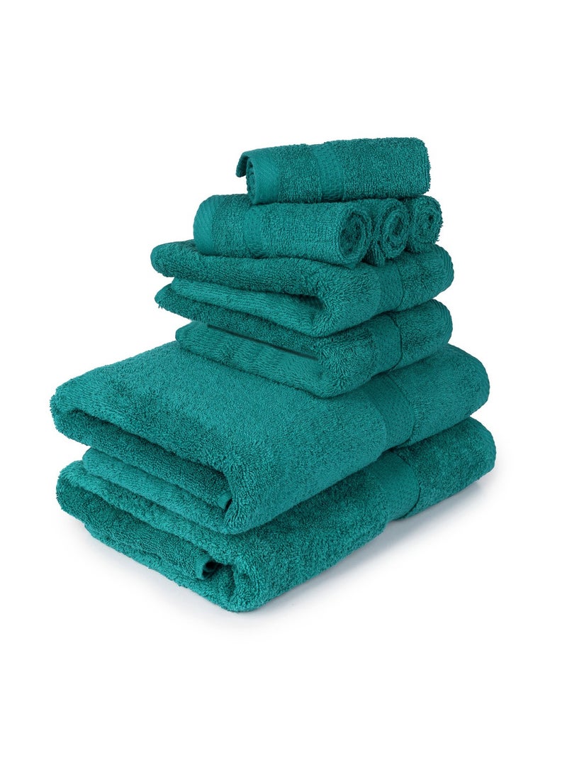 Cleanup Towels Set of 08. Durable Quality With Excellent Color Options Specially Designed To Match Your Washroom As You Desire. Well Absorbant Durable Lasts Long. 600 + GSM Guranteed.