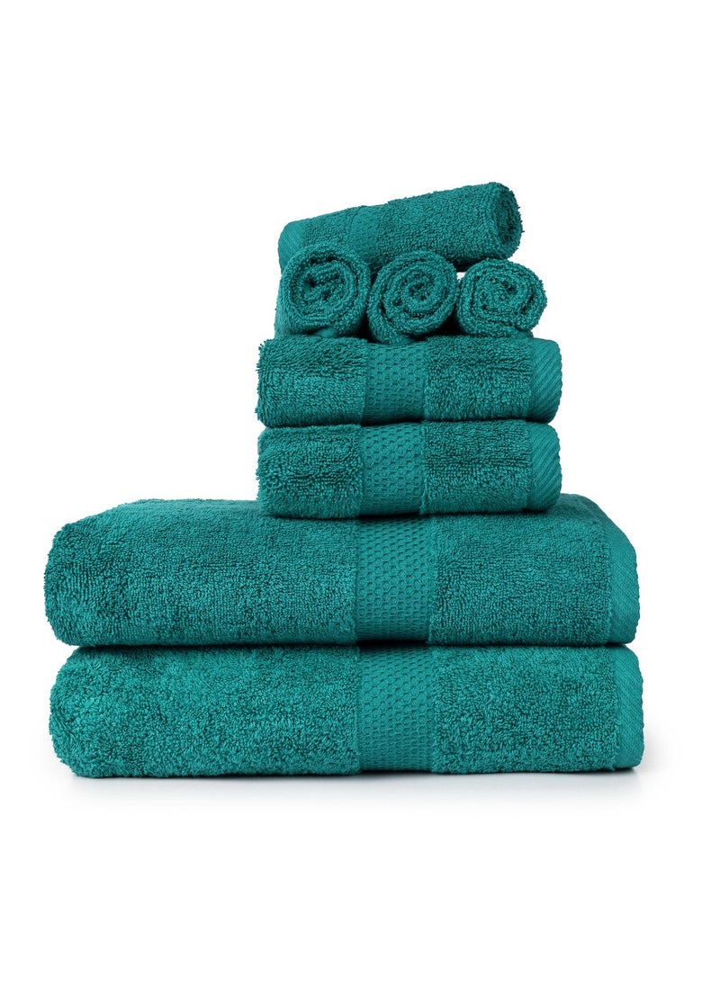 Cleanup Towels Set of 08. Durable Quality With Excellent Color Options Specially Designed To Match Your Washroom As You Desire. Well Absorbant Durable Lasts Long. 600 + GSM Guranteed.