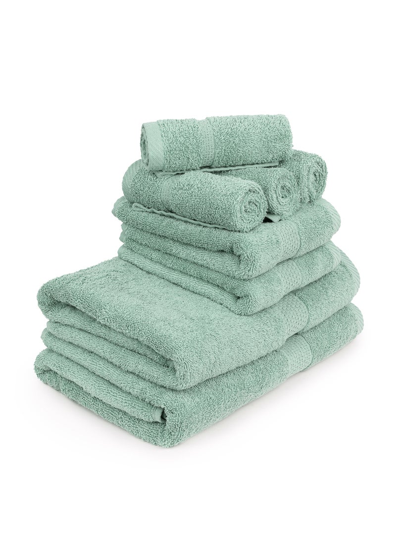 Cleanup Towels Set of 08. Durable Quality With Excellent Color Options Specially Designed To Match Your Washroom As You Desire. Well Absorbant Durable Lasts Long. 600 + GSM Guranteed.