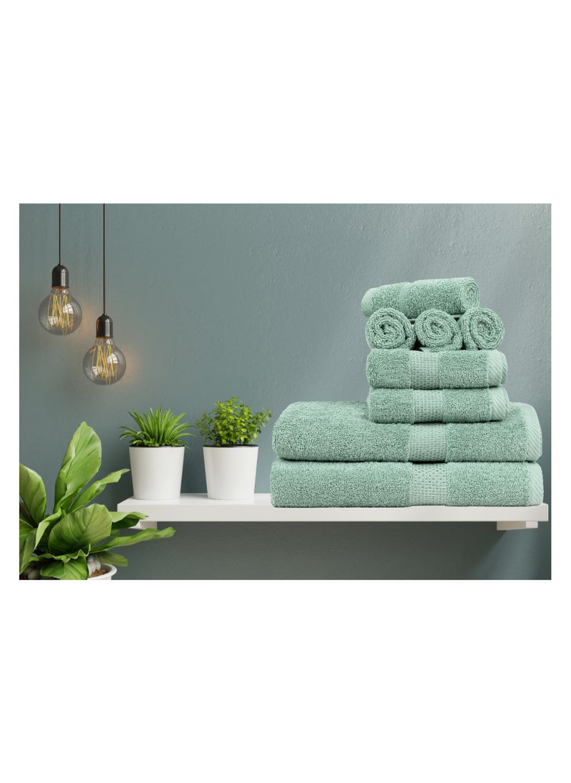 Cleanup Towels Set of 08. Durable Quality With Excellent Color Options Specially Designed To Match Your Washroom As You Desire. Well Absorbant Durable Lasts Long. 600 + GSM Guranteed.