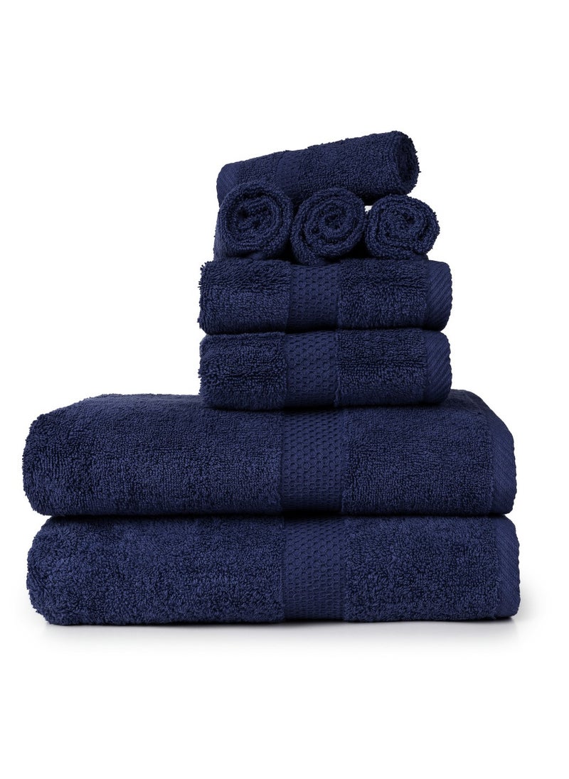 Cleanup Towels Set of 08. Durable Quality With Excellent Color Options Specially Designed To Match Your Washroom As You Desire. Well Absorbant Durable Lasts Long. 600 + GSM Guranteed.