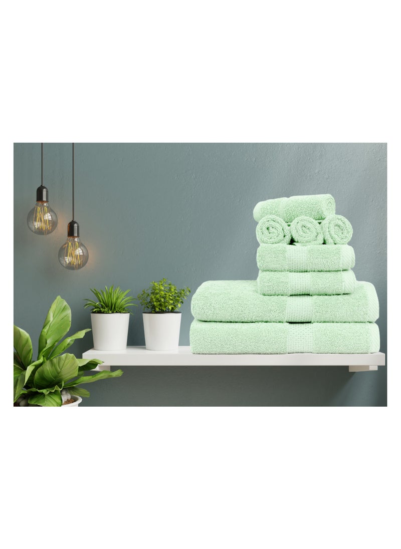 Cleanup Towels Set of 08. Durable Quality With Excellent Color Options Specially Designed To Match Your Washroom As You Desire. Well Absorbant Durable Lasts Long. 600 + GSM Guranteed.