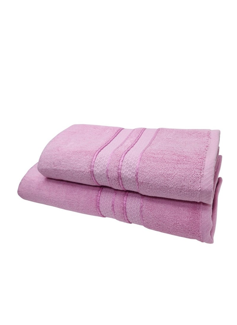 2-Piece Towel Set Jumbo and Bath Towels for Ultimate Luxury