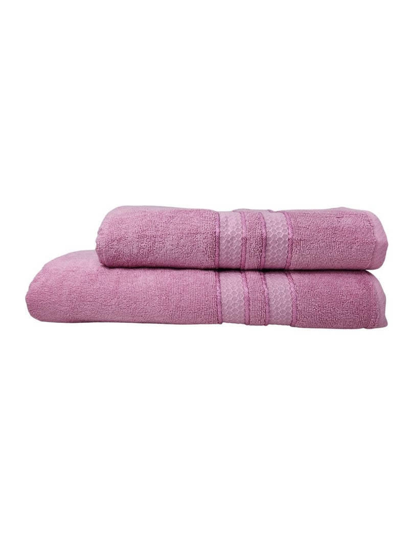 2-Piece Towel Set Jumbo and Bath Towels for Ultimate Luxury