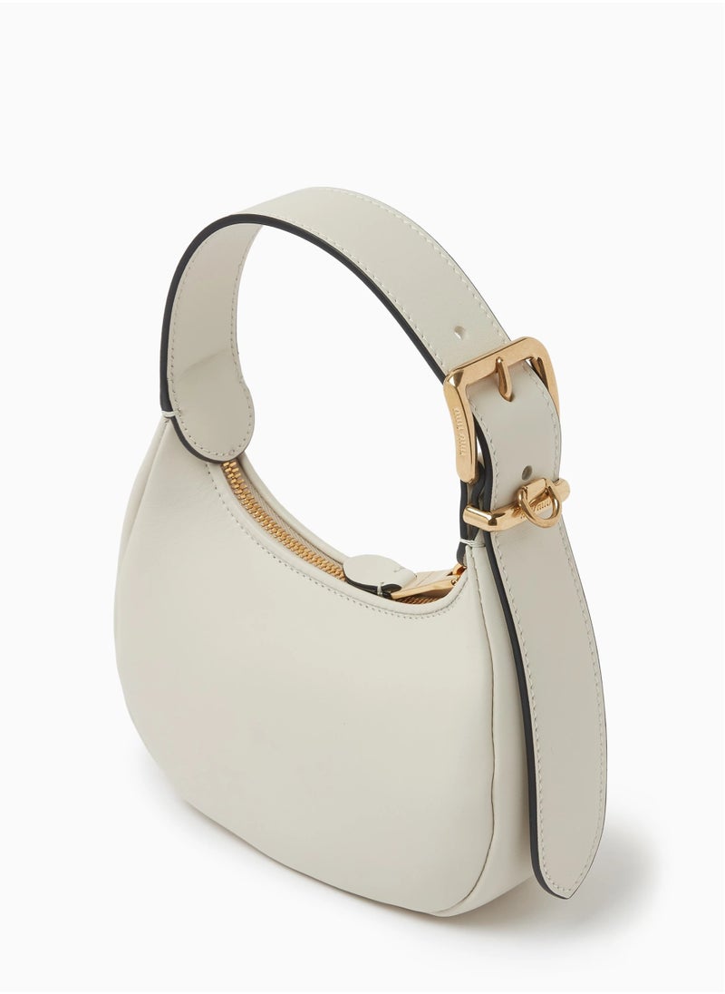 MIU Leather hobo bag shoulder