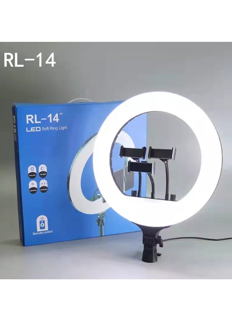 RL14  Ring Light Tripod LED Soft Ring Light with Remote Control