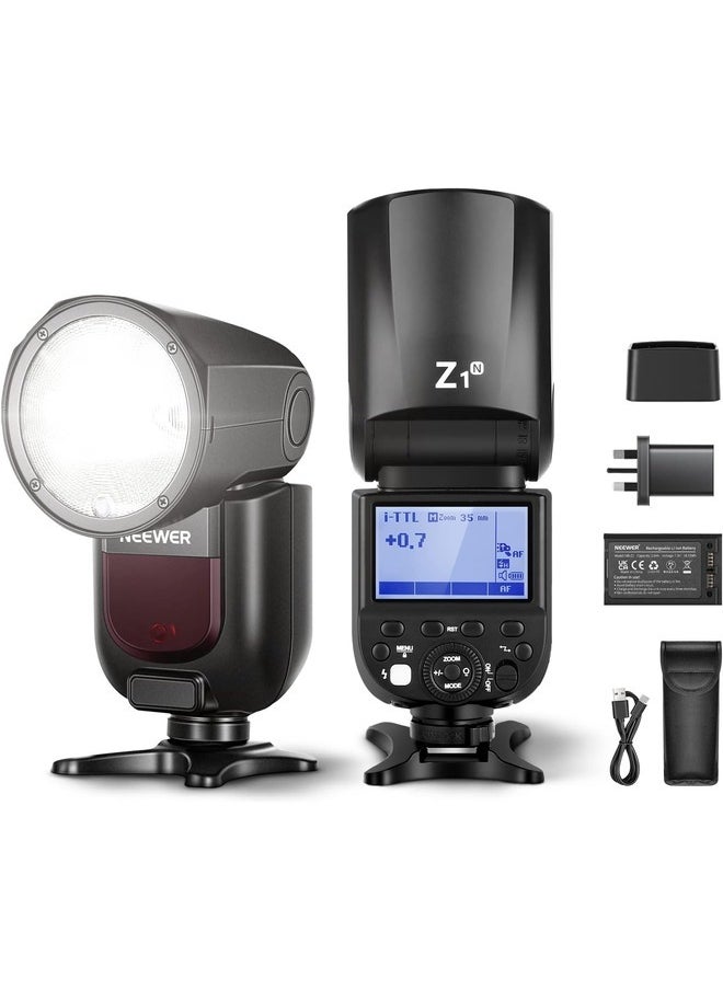 Neewer Z1-N TTL Round Head Flash Speedlite for Nikon