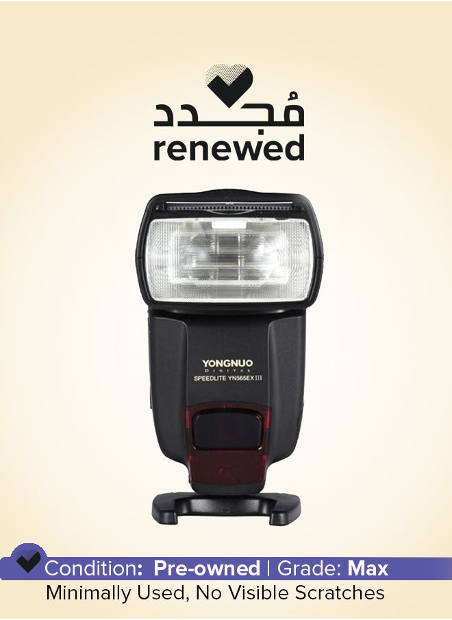 Renewed - YN565EX III/N Wireless Speedlite Flash Light