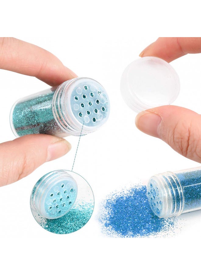 Extra Fine Glitter, Set of24 Colors Body Cosmetic Glitter, Nail Arts Face Hair Eye Lip Gloss Makeup Glitter, Slime,Tumbler and Epoxy Resin Crafts Loose Glitter Powder Shaker