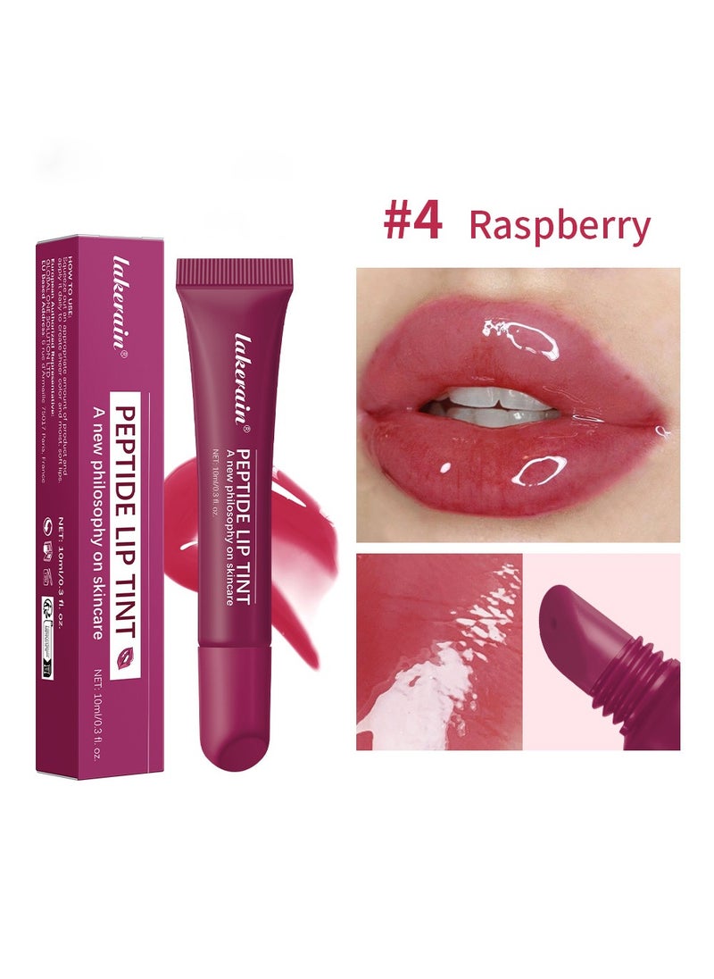Peptide Lip Tint Long Lasting Gloss + A Creamy Blush For Buildable Color with Baby-Soft Cheeks（2 Pack）