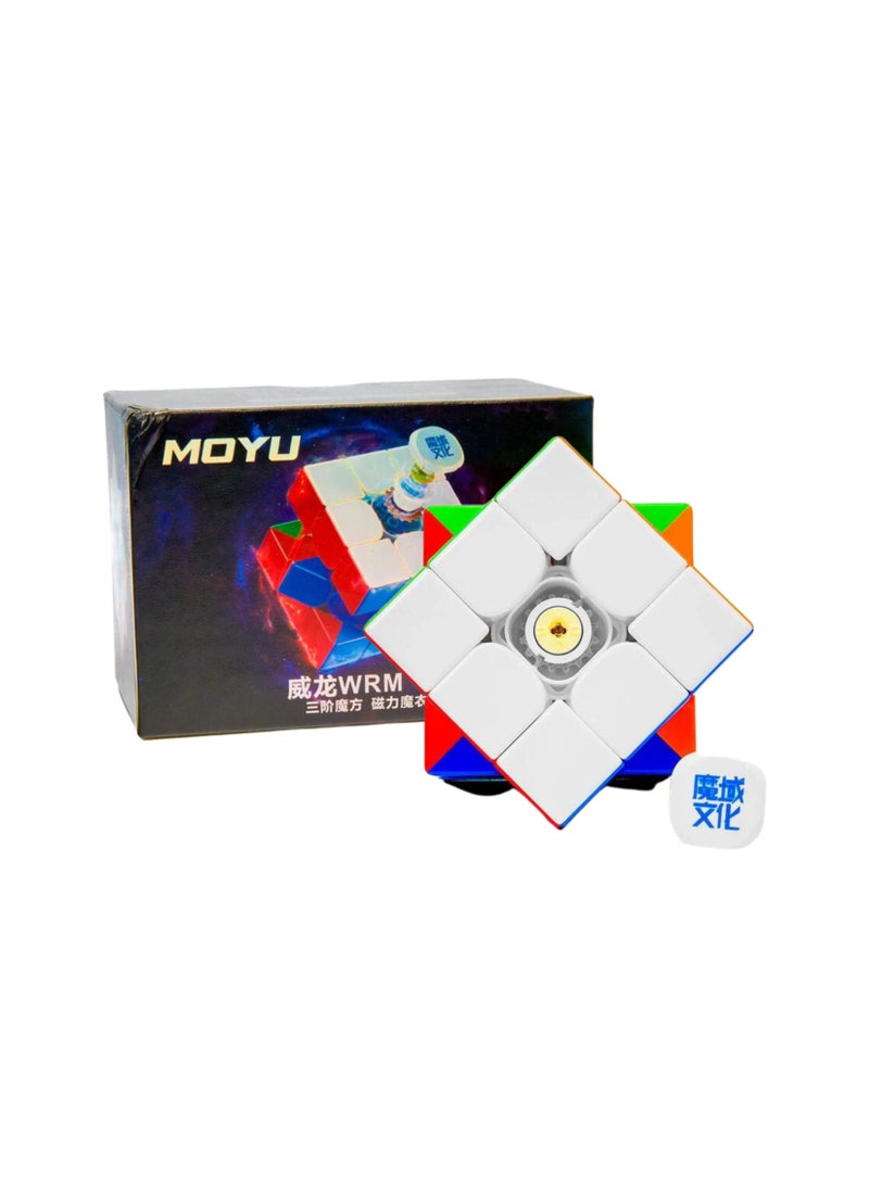 MOYU Weilong WRM V10 3x3 Stickerless Magnetic Speedcube 20 Magnets Ball core Maglev UV