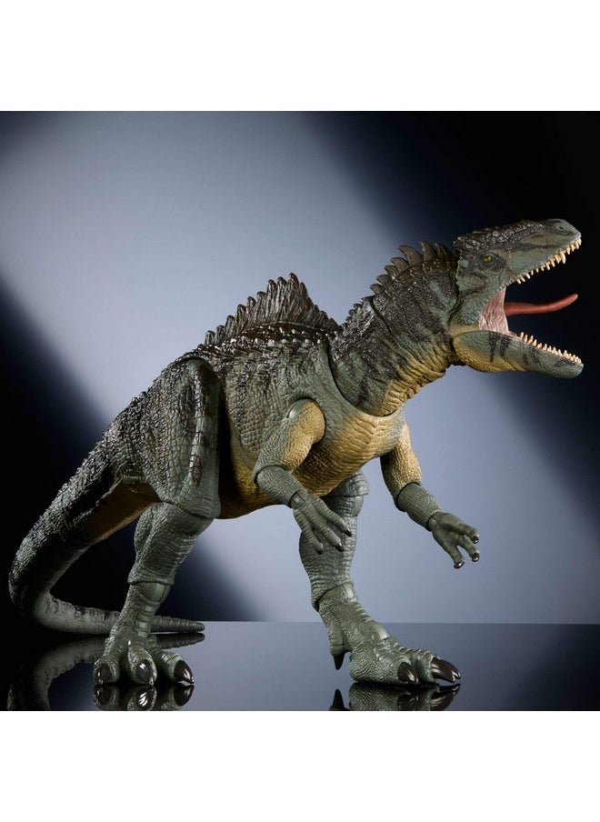 Jurassic World Dominion Hammond Collection Dinosaur Action Figure, Giganotosaurus Dino Toy With 21 Articulations, Glass Eyes, Wired Tail & Posable Tongue