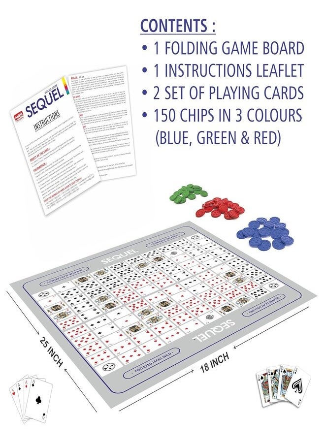 Sequel Educational Fun Classic Board Game