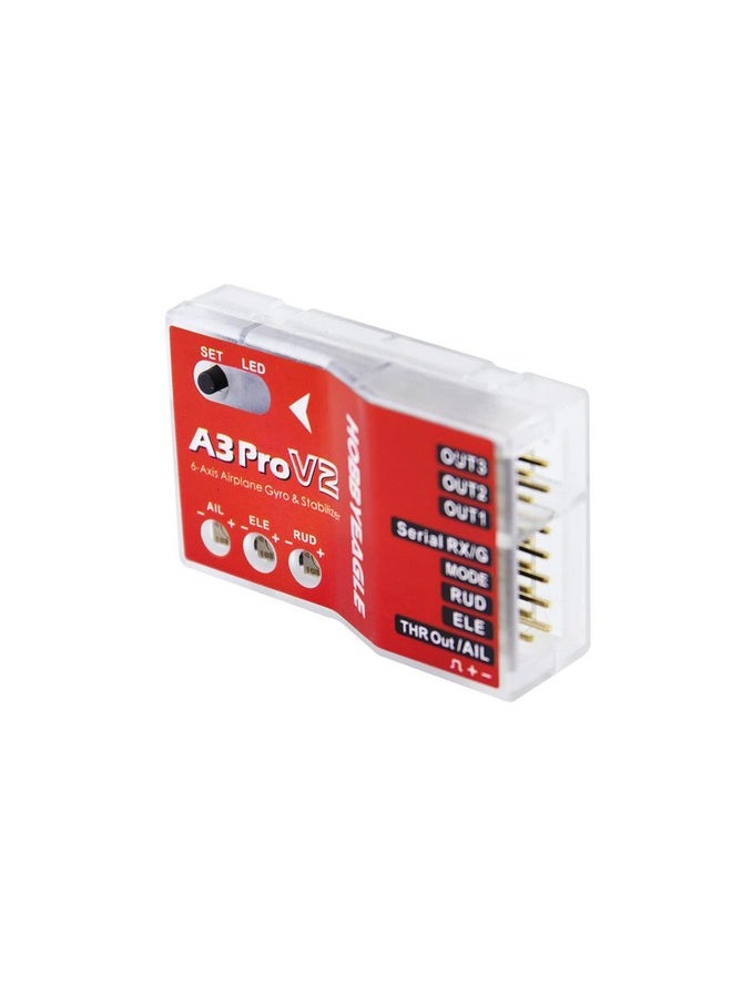 Hobbyeagle A3 Pro V2 6-Axis Rc Plane Flight Stabilizer Controller Gyroscope Balancing Apparatus Airplane Gyro Stabilizer For Fixed Wing Rc Plane