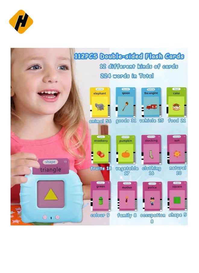 Flash Cards for Toddlers Learning Education Toys for Ages 1 2 3 4 5 6 Years Old Preschool Learning Toy Kids Speech Therapy