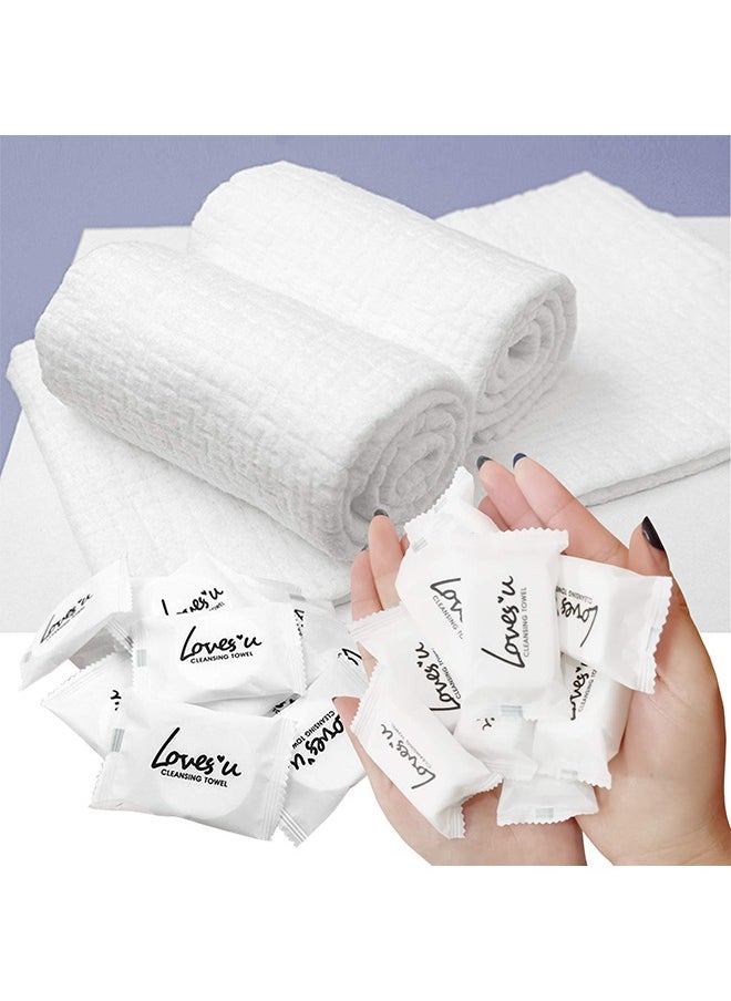 Compressed Towel Tablets, 35 pcs Large Disposable Face Towel u0026 30 X 25 cm Disposable Washcloths, Camping Towel Portable, Soft Reusable Paper Towel for Travel Kitchen Hiking Outdoor Sport Beauty