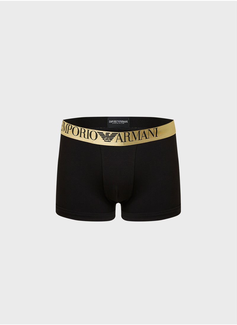 Logo Crew Neck T-Shirt & Trunks Set