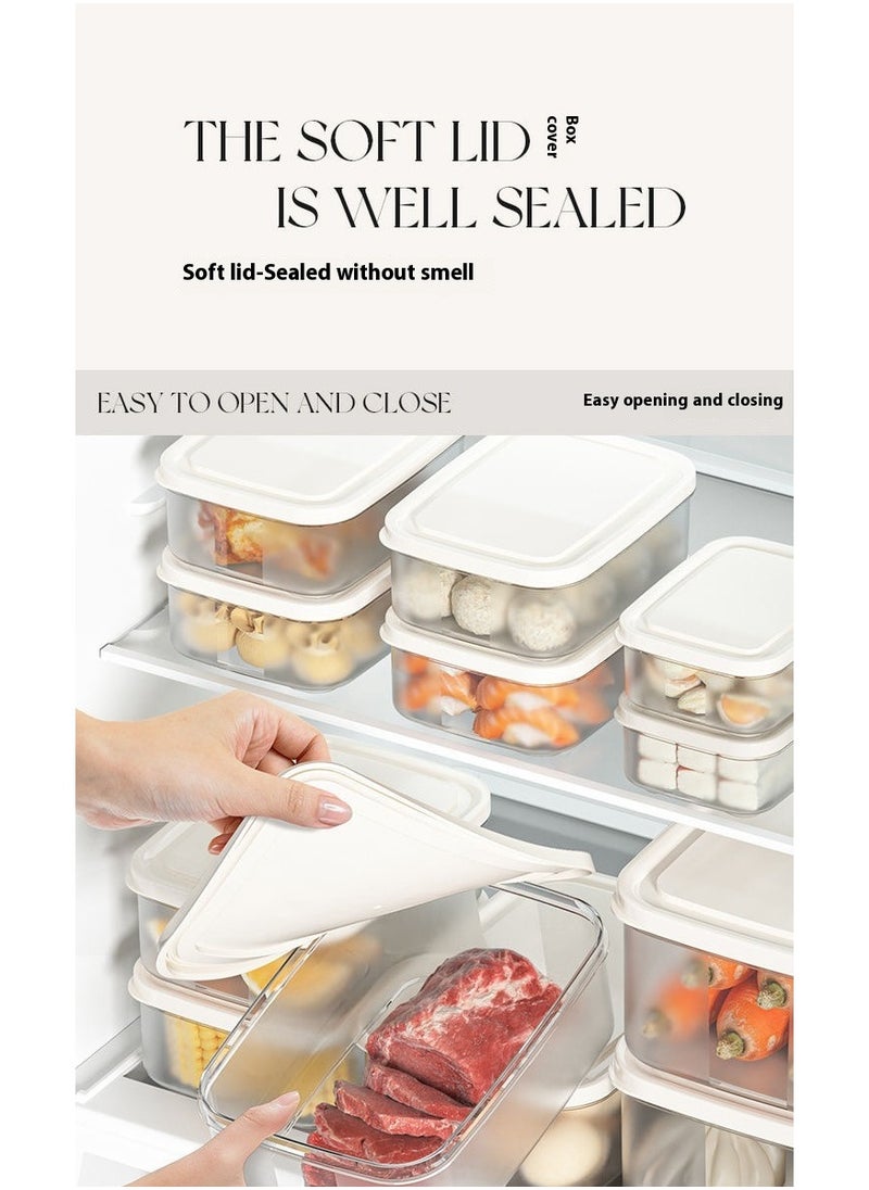 Sealed lunch box with lid fresh-keeping box, microwaveable, large capacity, refrigerator storage box, fruit bento box