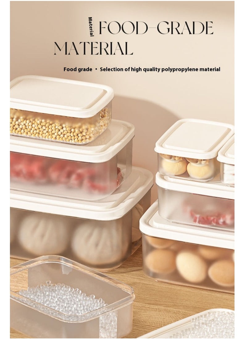 Sealed lunch box with lid fresh-keeping box, microwaveable, large capacity, refrigerator storage box, fruit bento box