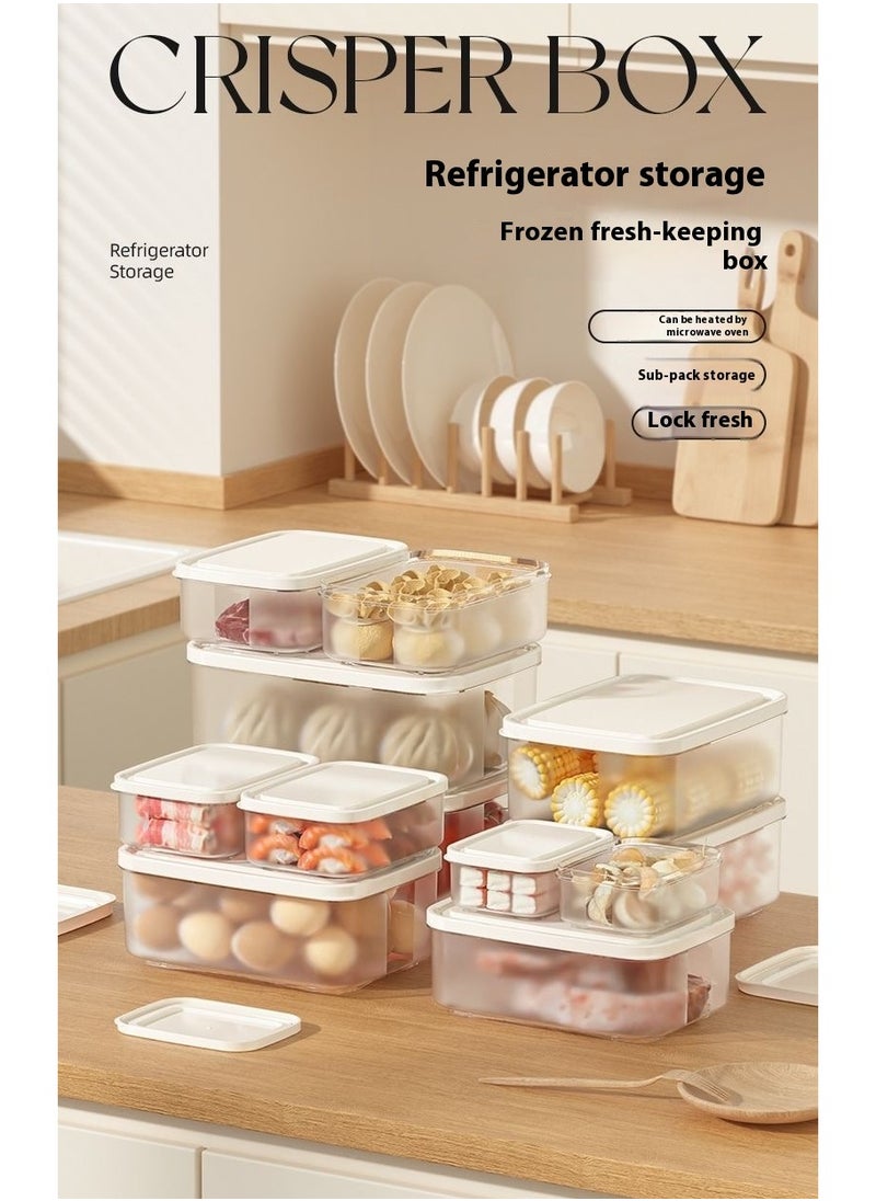 Sealed lunch box with lid fresh-keeping box, microwaveable, large capacity, refrigerator storage box, fruit bento box