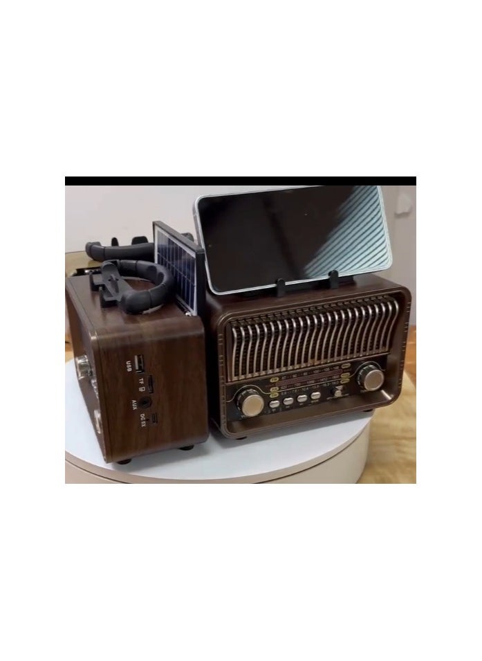 RADIO PARLANTE ANTIGUO ESTILO VINTAGE M-1232BT