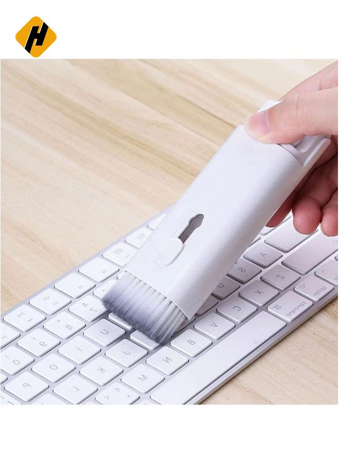 V2COM Keyboard Cleaning Brush Kit, 7 in 1 Keyboard Cleaning Brush Kit, Keyboard Cleaner Brush, Multi-Function Computer Cleaning Tools Kit, with Keycaps Puller, for PC Mechanical Keyboard