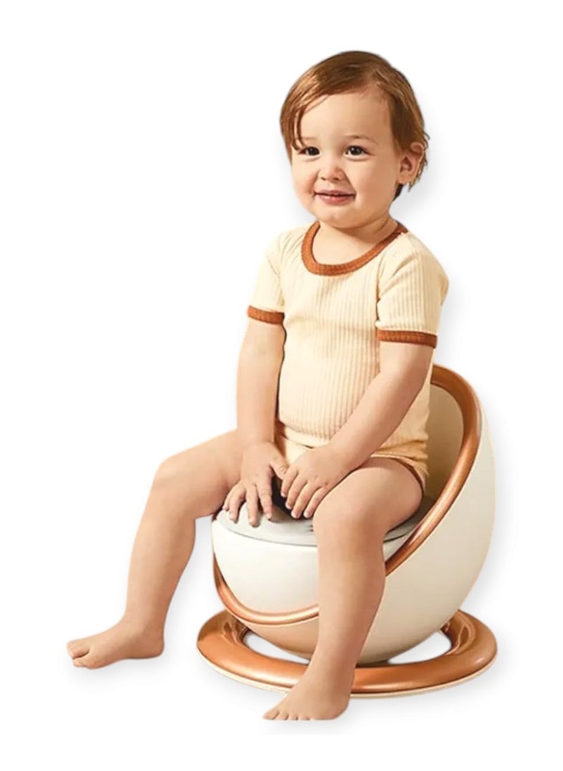 baby potty chair with an ergonomic design is a specially designed potty training tool that provides comfort and support for toddlers as they transition from diapers to using the toilet. The ergonomic design focuses on creating a comfortable and user-friendly experience for both the child and the parent. Here's a detailed description of its features and benefits: